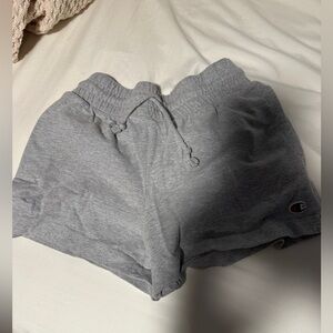 Champion Gray Athletic Shorts with Elastic Waistband